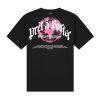 Quotrell TH38834 Global Unity T-Shirt Black/Neon Pink