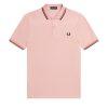 Fred Perry M3600 Polo Twin Tipped Pink/Red/Black
