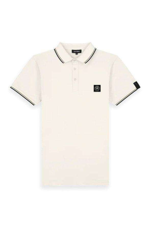Quotrell PO00033 Ithica Polo Sand/Black