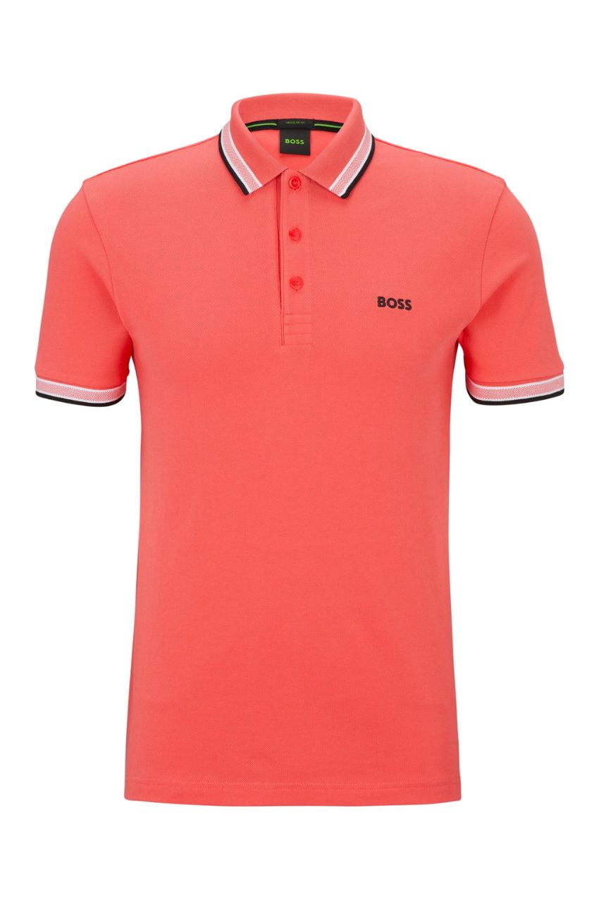 BOSS Paddy Polo Piqué Red