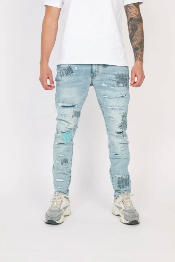 Amicci Palmiro Slim-Fit Jeans Blue