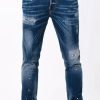 My Brand Skinny Blue Jeans Multi Colors Spots