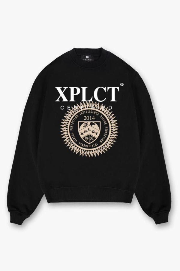 XPLCT Studios Tester Sweater Crewneck Black