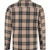 Purewhite Wool Looked Checked Overshirt Brown