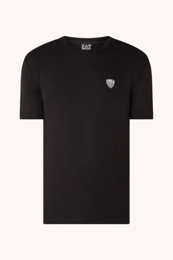 EA7 Emporio Armani T-Shirt Logo Patch Black