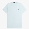 Fred Perry Laurel Wreath Graphic T-Shirt Ice/Midnight Blue