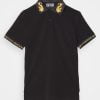 Versace Jeans Couture Polo Watercolor Collar Black/Gold