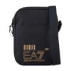 EA7 Emporio Armani Woven Shoulder Bag Black