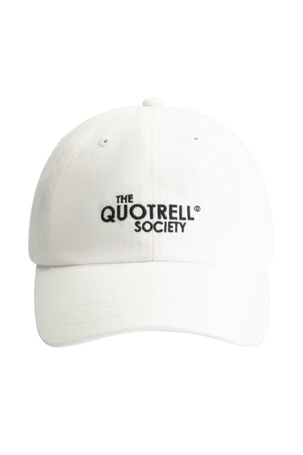 Quotrell Society Cap Off White/Black