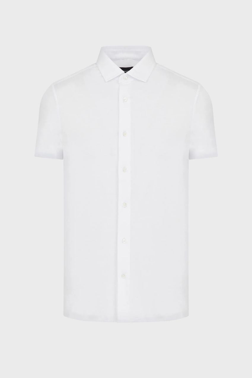 Emporio Armani Jersey Shirt Bianco Ottico