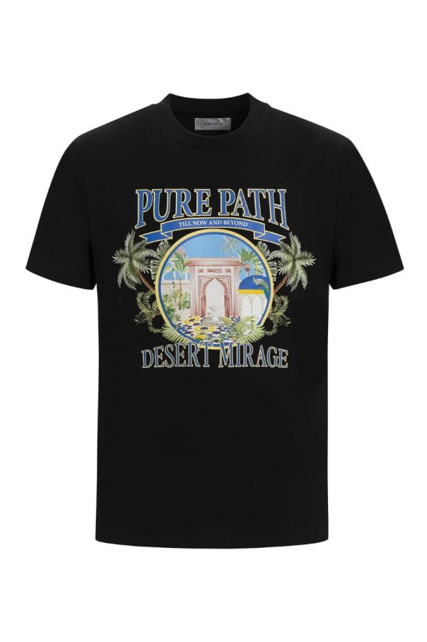 Pure Path Desert Mirage T-Shirt Black