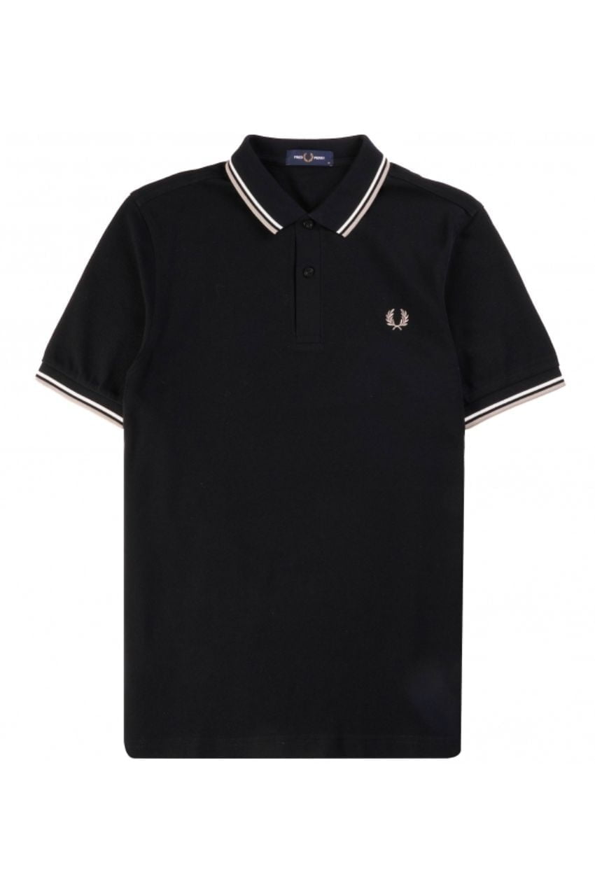 Fred Perry Twin Tipped Black/Snow White/Warm Grey