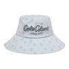 Carlo Colucci Bucket Hat With Logo Print Grey