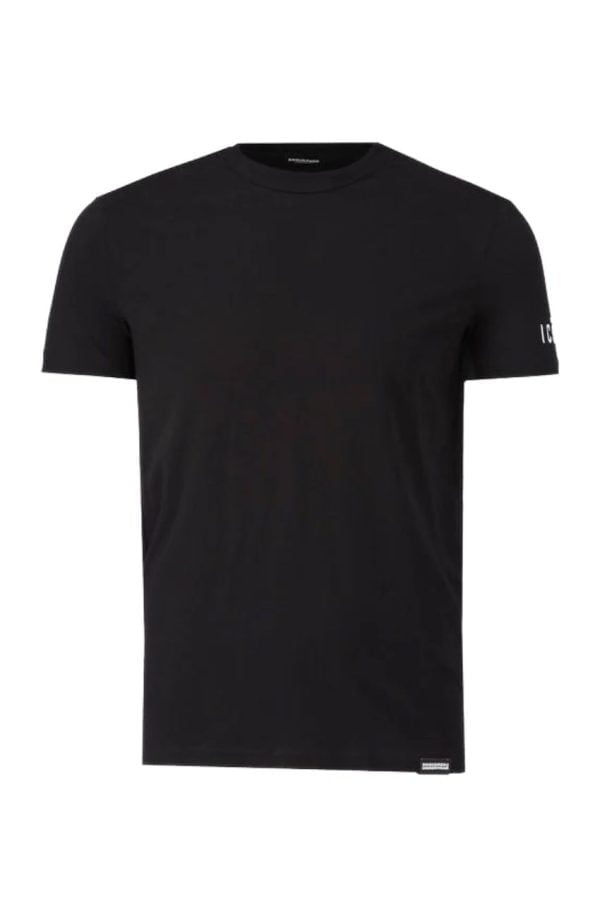 Dsquared2 Round Neck T-Shirt Black/White