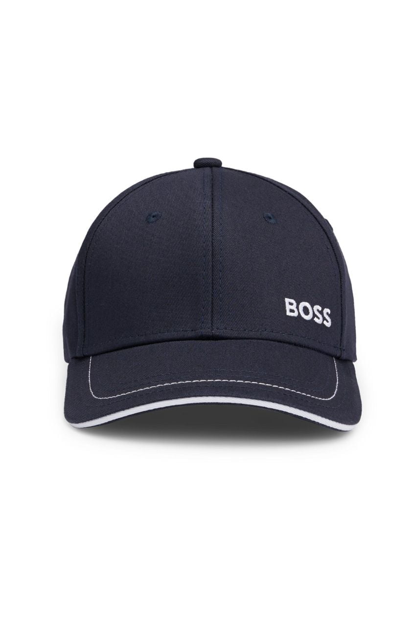 BOSS Woven Cap-Bold Dark Blue