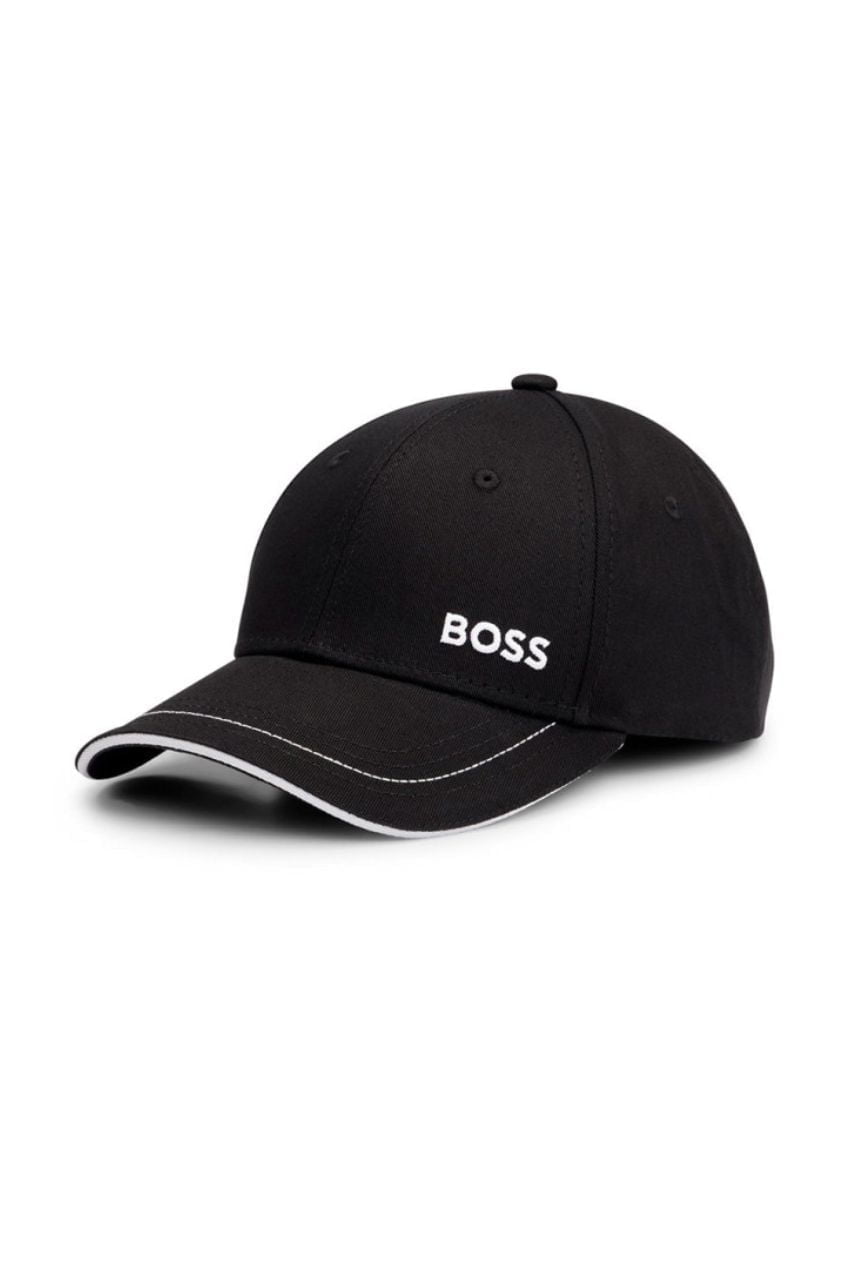 BOSS Woven Cap-Bold Black
