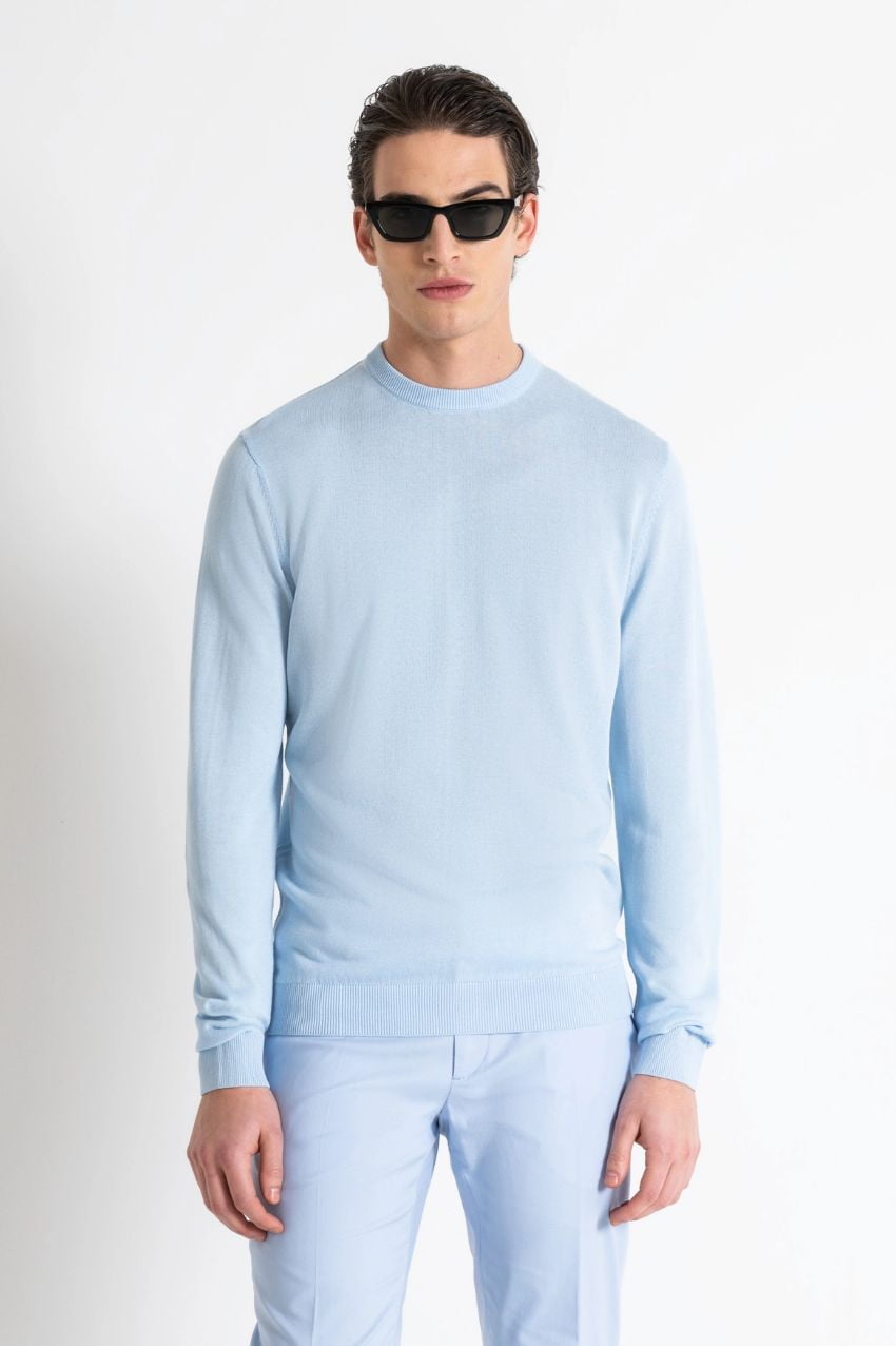 Antony Morato Slim-Fit Sweater Sky Blue