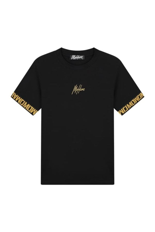 Malelions Men Venetian T-Shirt Black/Gold