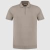 Pure Path 24010804 Halfzip Knit Polo Taupe