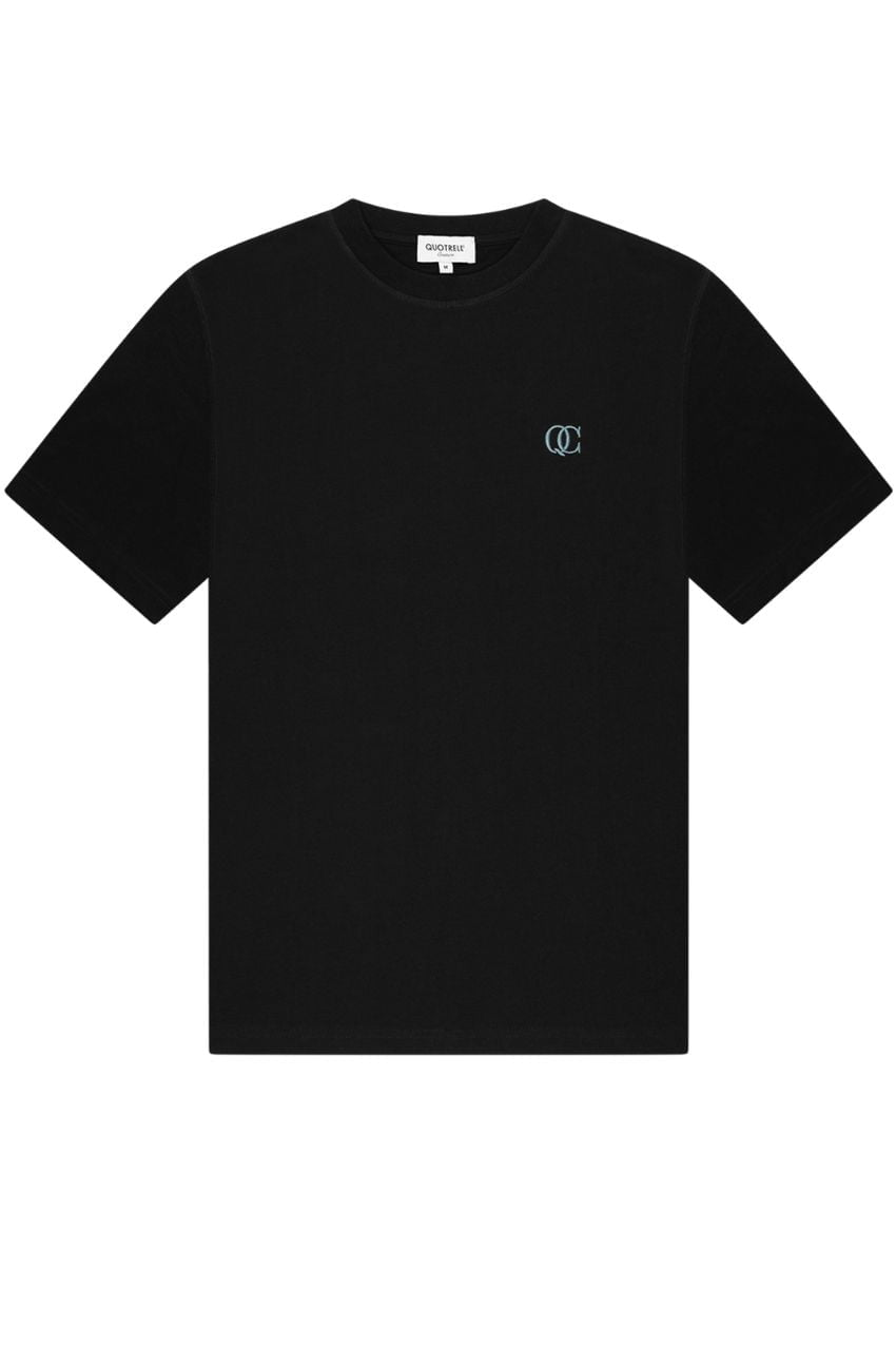 Quotrell Padua T-Shirt Black/Ocean Blue