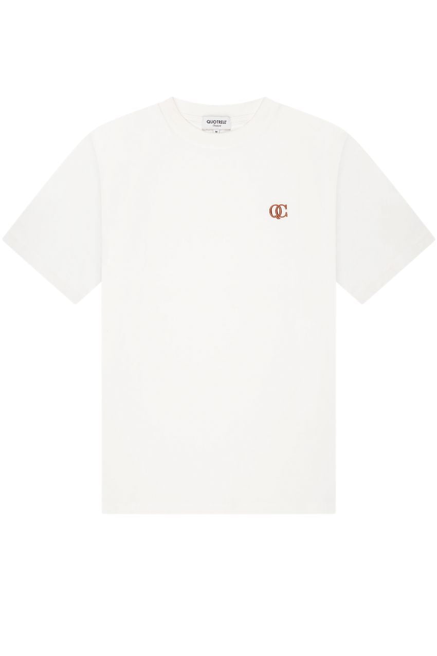 Quotrell Padua T-Shirt Off White/Burnt Orange