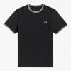 Fred Perry Twin Tipped T-Shirt Black
