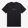 Fred Perry Embroidered T-Shirt Black